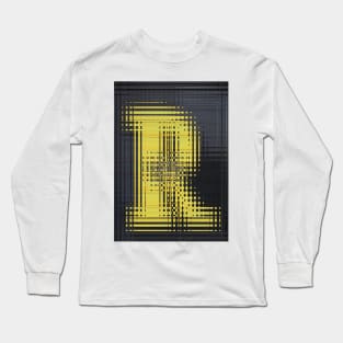 CAPITAL LETTER R. BLURRED but BOLD UPPER CASE Long Sleeve T-Shirt